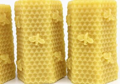 Bees and Comb Hexagon Pillar Bees and Comb Hexagon Pillar